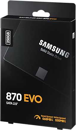 Накопитель SSD Samsung SATA-III 250GB MZ-77E250BW 870 EVO 2.5" — фото 12