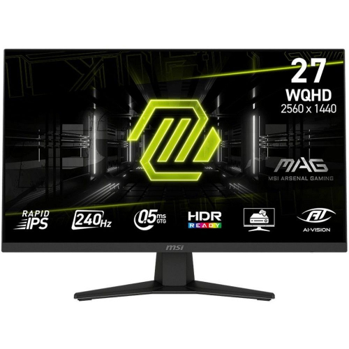Монитор MSI 27" MAG 274QF X24, IPS,QHD, 0,5ms, 250cd, 240Hz, HDMI, DP