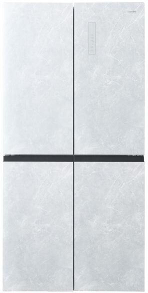 Холодильник Centek CT-1742 White Stone 415л (148л/267л)> 782х630х1825мм текстура камень, 4 двери А++