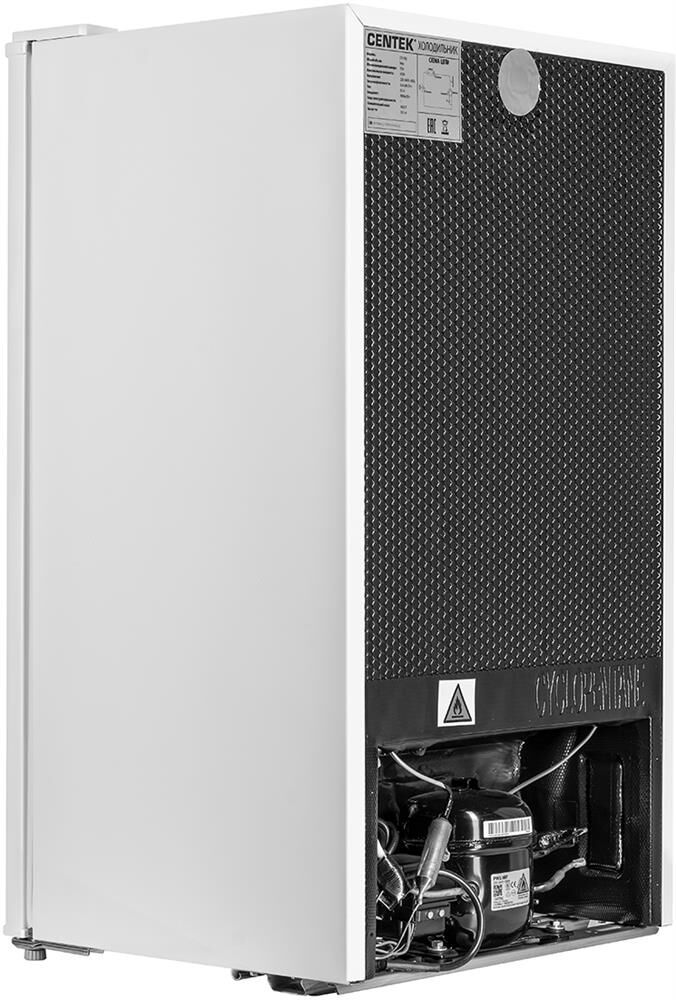 Холодильник Centek CT-1703 <93л> 472х450х860мм (ШхГхВ) 3 полки, 42 dB, класс "A+", морозильн. камера — фото 5