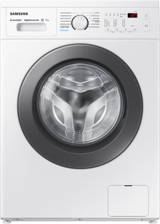 Стиральная машина Samsung WW70AG4S21VELD кл.:A фронт. макс.:7кг белый инвертор