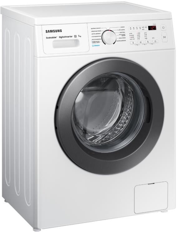 Стиральная машина Samsung WW70AG4S21VELD кл.:A фронт. макс.:7кг белый инвертор — фото 2