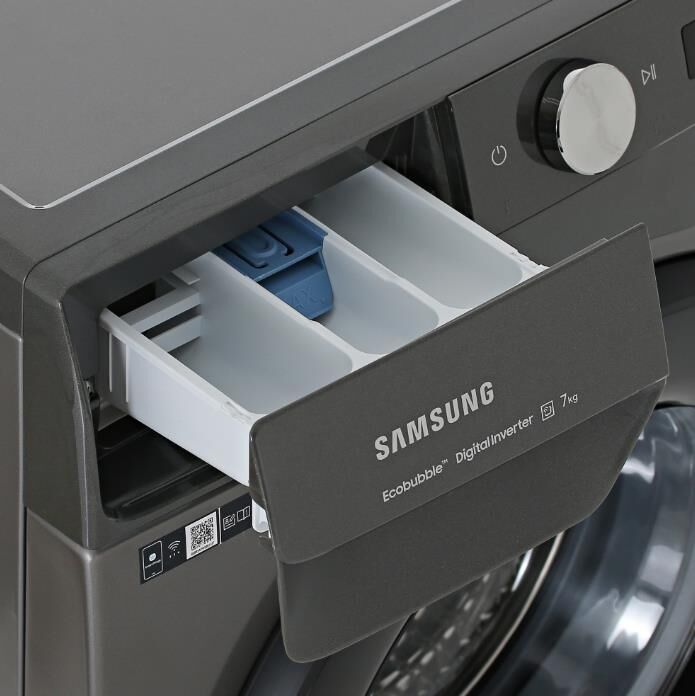 Стиральная машина Samsung WW70AG6S23ANLP кл.:A фронт. макс.:7кг серый инвертор — фото 7