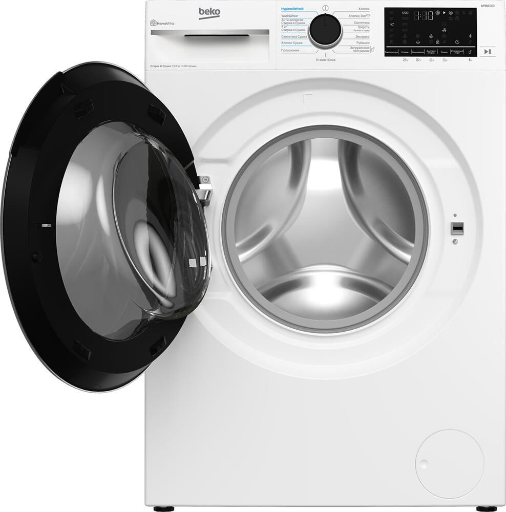 Стирально-сушильная машина BEKO B3DFR57H23W — фото 3