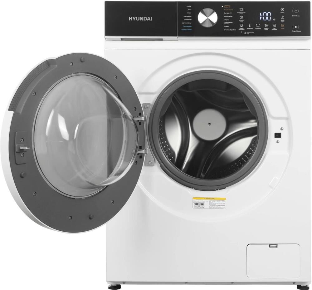 Стиральная машина Hyundai WFD8216 кл.:A+++ фронт. макс.:8кг (с сушкой) белый инвертор — фото 8