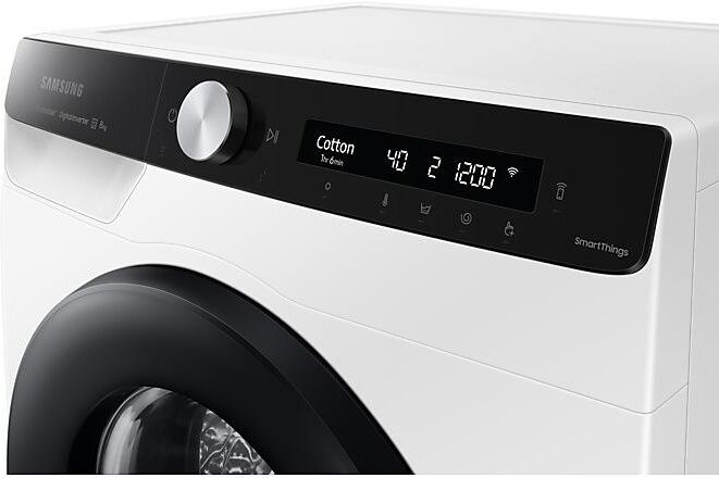 Стиральная машина Samsung WW80AG6S28AELP кл.:A фронт. макс.:8кг белый инвертор — фото 2