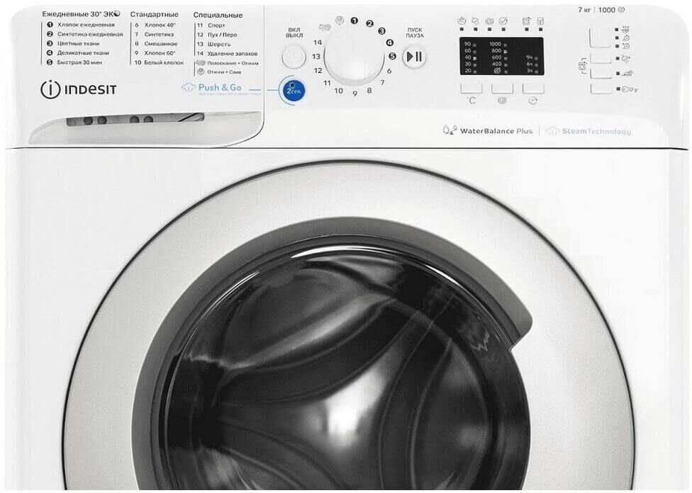 Стиральная машина INDESIT BWSA 7109 WSV RU, Белый — фото 5