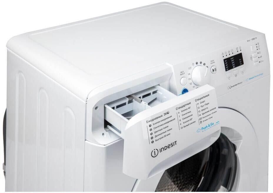 Стиральная машина INDESIT BWSA 6109 WWV RU, Белый — фото 4