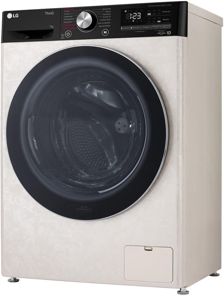 Стиральная машина LG F2V5HS9B бежевый — фото 9