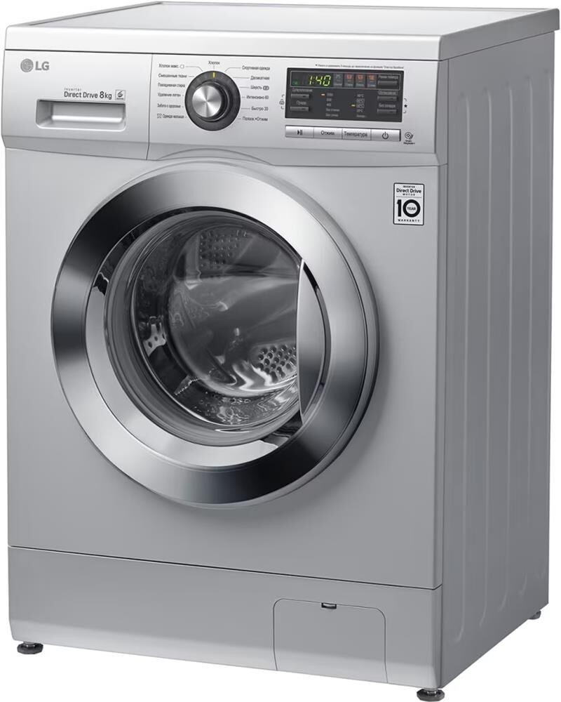 Стиральная машина LG F1296TD4 серебристый — фото 8