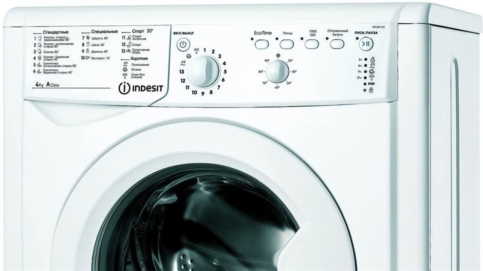 Стиральная машина INDESIT IWUB 4105 (CIS), РОССИЯ — фото 3