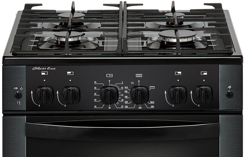 Плита Газовая Gefest ПГ 6500-02 0115 черный реш.чугун