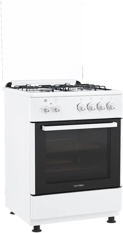 Газоэлектрическая плита NORDEN FF6401GAZW Белый — фото 2
