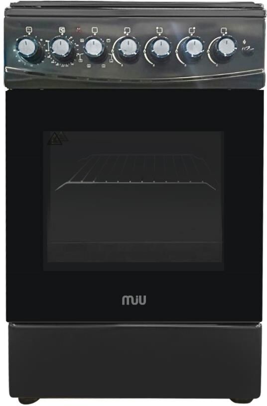 Плита газоэлектрическая MIU UNO 51S черная
