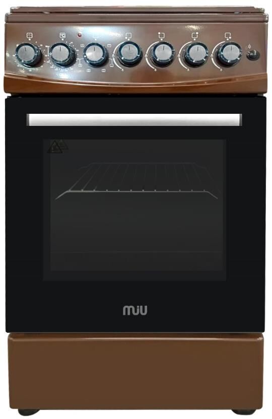 Плита газоэлектрическая MIU UNO 51S коричневая