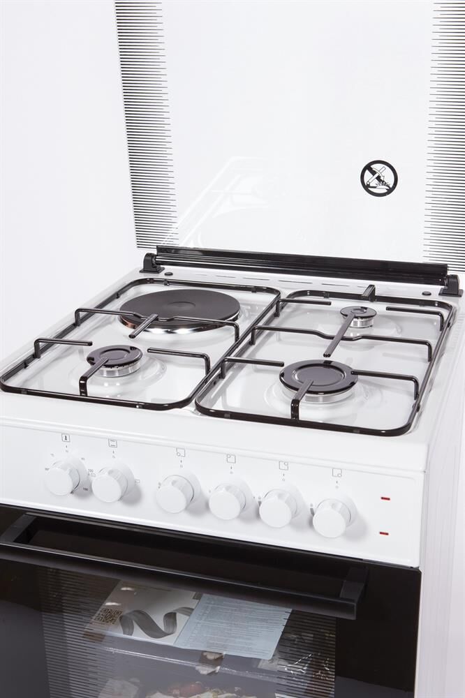 Плита газоэлектрическая VESTA Valencia VKE 50 10-E Белый EX