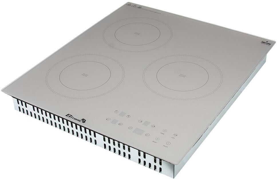 Варочная панель ELTRONIC (88-32) 3 конфорки индукционная бежевый — фото 5