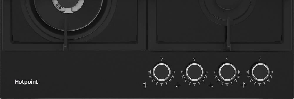 Газовая варочная поверхность HOTPOINT HGS 62F/BK