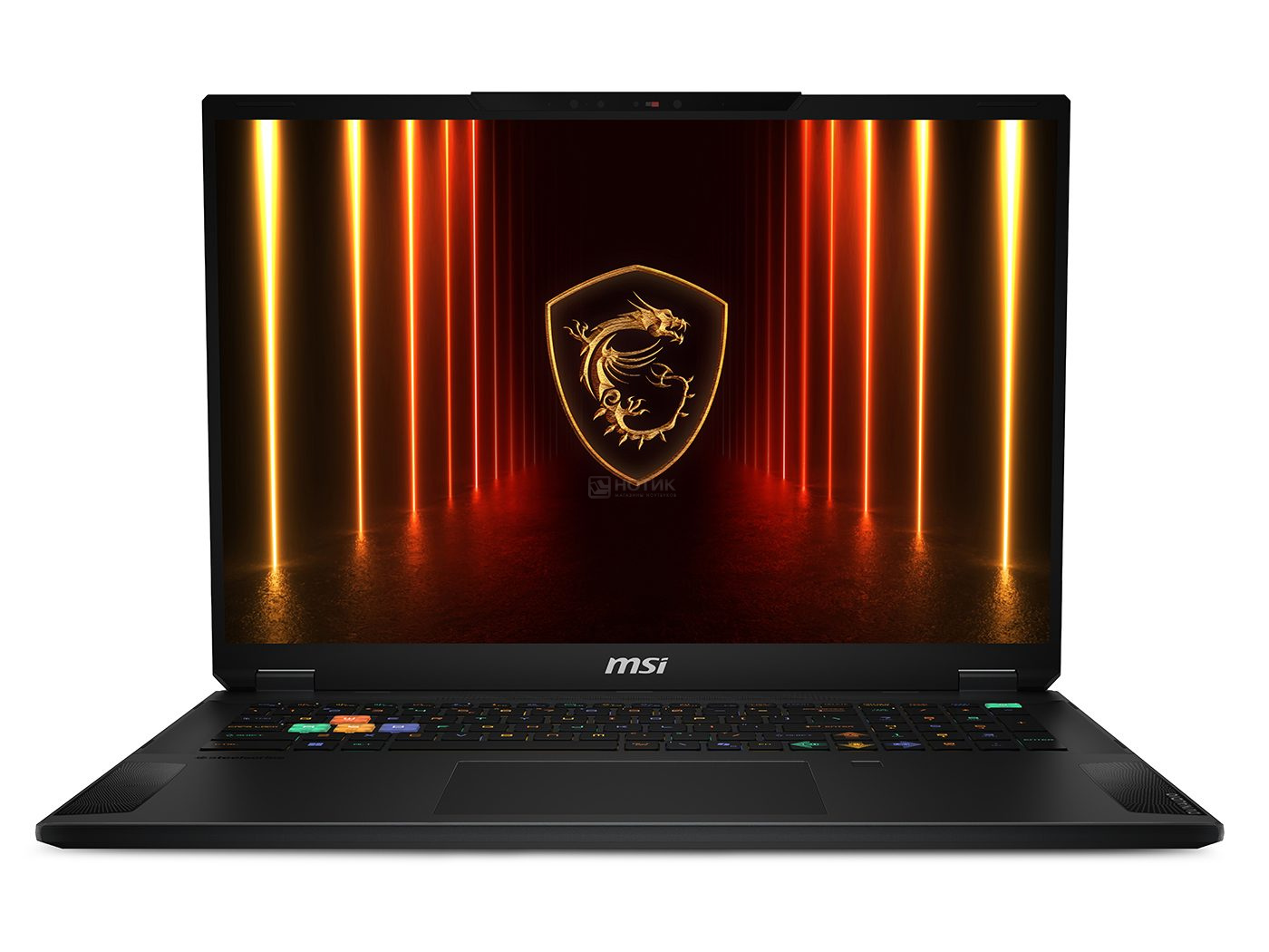 Ноутбук MSI Stealth 18 HX A2WI-083RU Core Ultra 9 290HX Plus 32Gb SSD2Tb NVIDIA GeForce RTX5080 16Gb 18" IPS UHD+ (3840x2400) Windows 11 Home black WiFi BT Cam (9S7-183341-083)