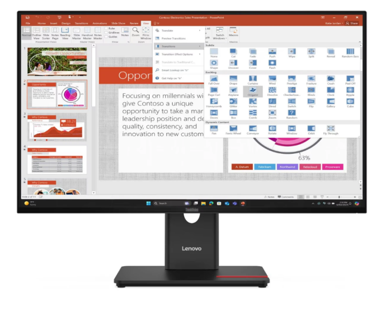 Монитор Lenovo 64A5MAR6CB 27" Full HD 120 Гц