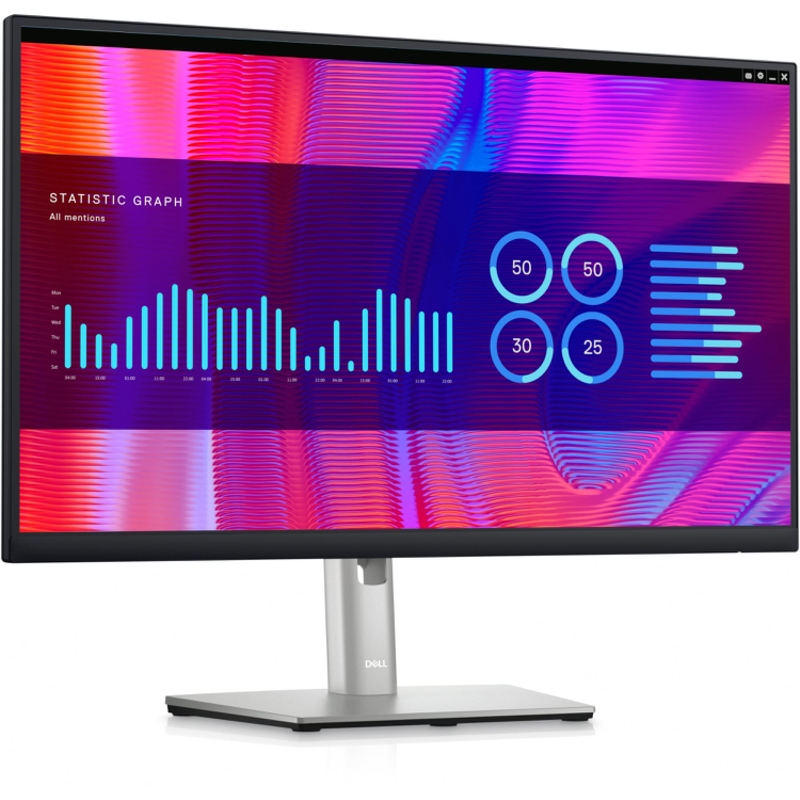 Монитор Dell 23.8" P2423DE черный IPS LED 5ms 16:9 HDMI матовая HAS Piv 1000:1 300cd 178гр/178гр 2560x1440 60Hz DP USB 5.98кг — фото 2