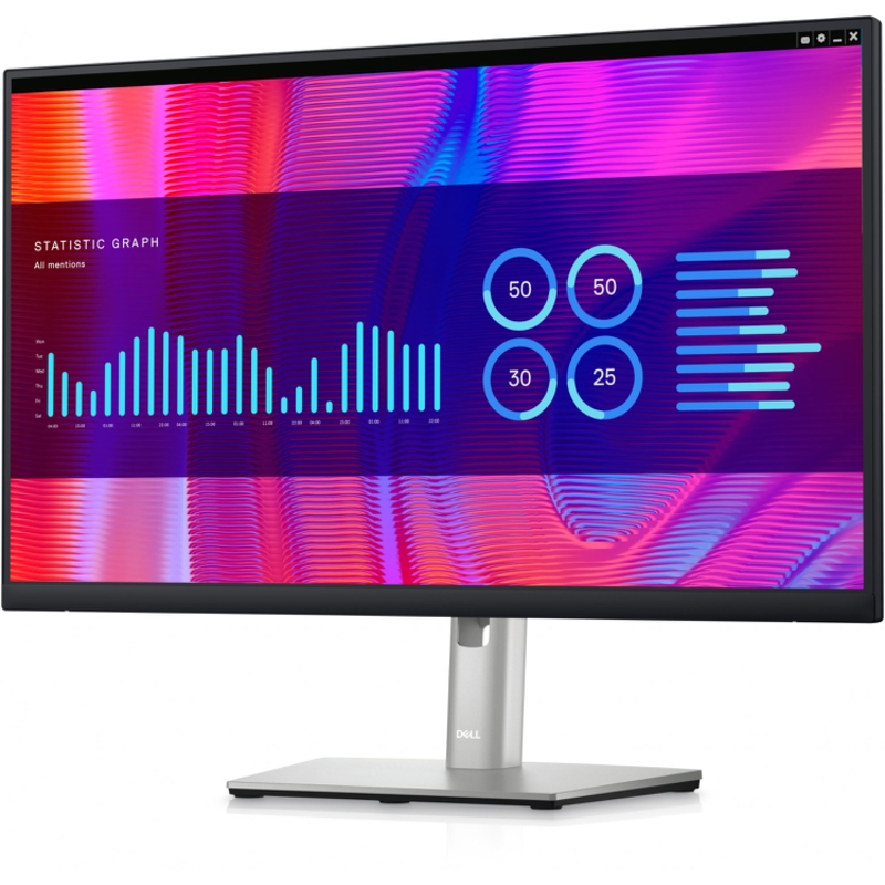 Монитор Dell 23.8" P2423DE черный IPS LED 5ms 16:9 HDMI матовая HAS Piv 1000:1 300cd 178гр/178гр 2560x1440 60Hz DP USB 5.98кг — фото 3