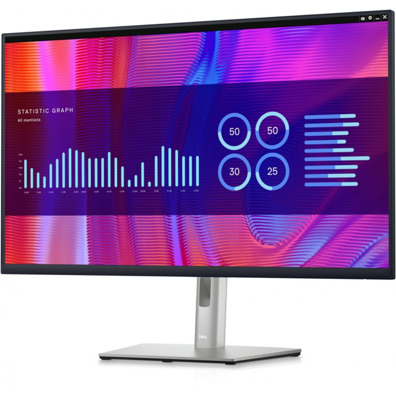 Монитор Dell 32" P3223DE черный IPS LED 5ms 16:9 HDMI матовая HAS Piv 1000:1 350cd 178гр/178гр 2560x1440 60Hz DP USB 11.7кг — фото 3