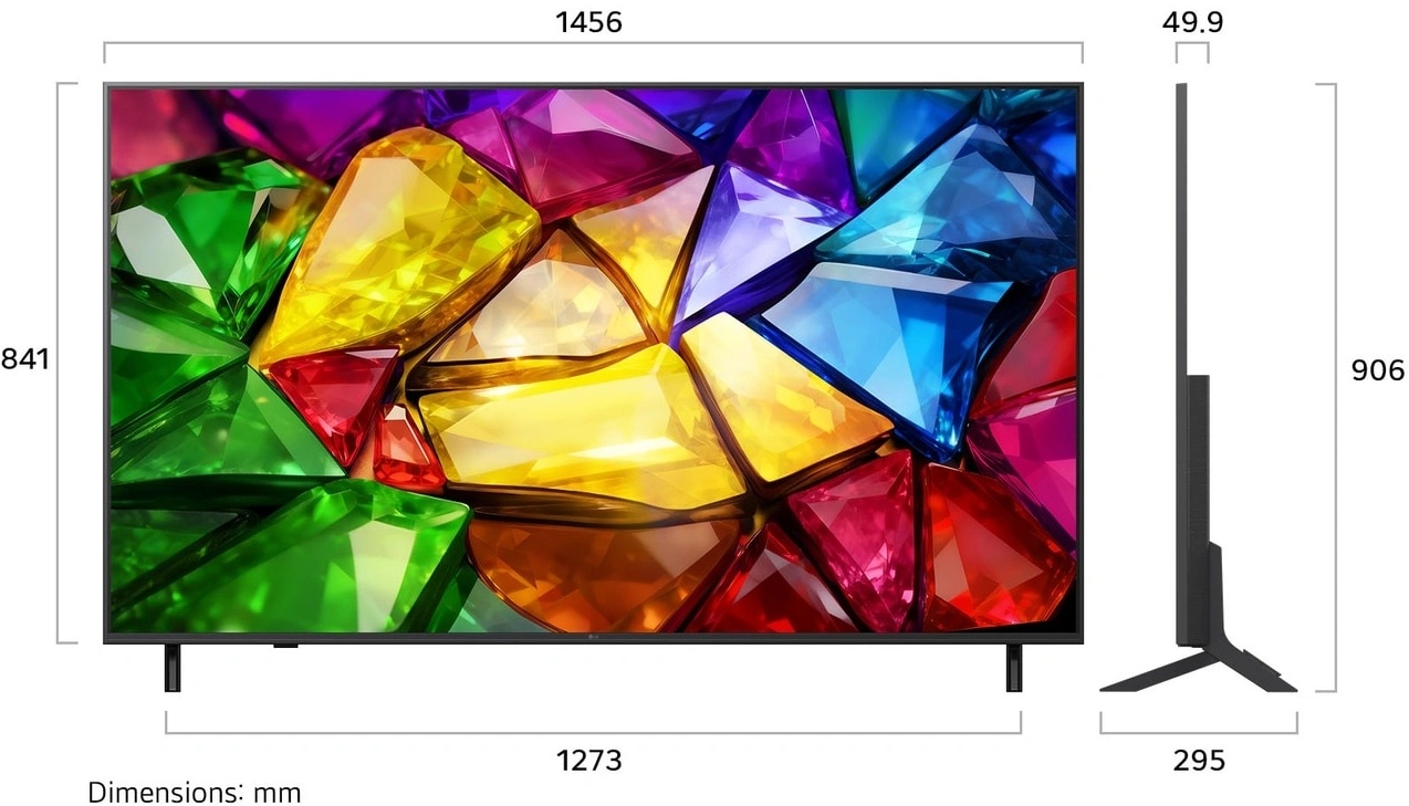 Телевизор LED LG 65" 65MRGB86B6A.ARUG черный 4K Ultra HD 60Hz DVB-T DVB-T2 DVB-C DVB-S DVB-S2 USB WiFi Smart TV