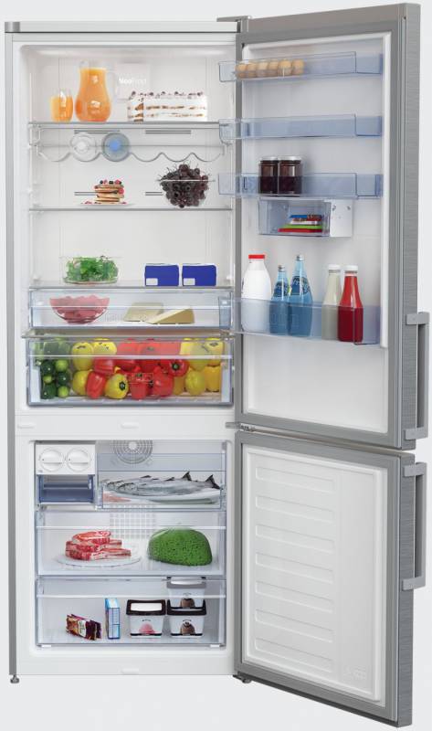 Холодильник Beko RCNE520E21ZX нержавеющая сталь (двухкамерный)