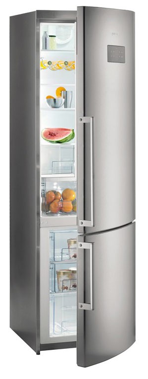 Холодильник Gorenje NRK6201MX серебристый (двухкамерный)