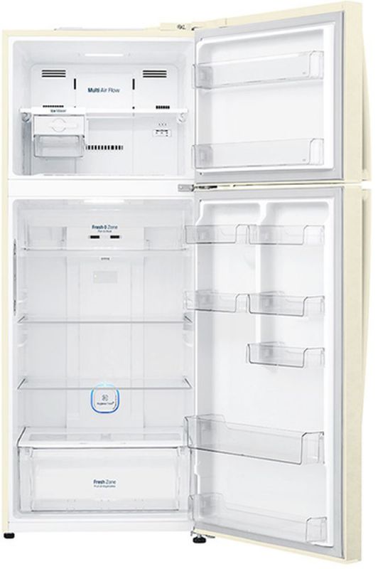 Холодильник LG GC-H502HEHZ бежевый (двухкамерный) — фото 2