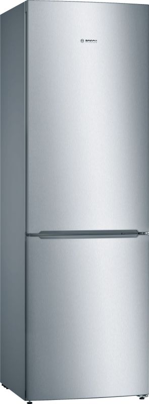 Холодильник Bosch KGN36NL14R серебристый (двухкамерный) — фото 2