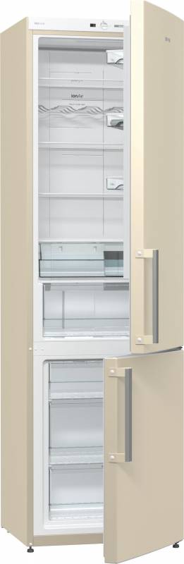 Холодильник Gorenje NRK6201GHC бежевый (двухкамерный)