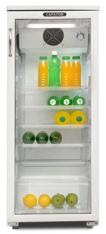 Холодильная витрина Саратов 501 КШ-160 белый (однокамерный)