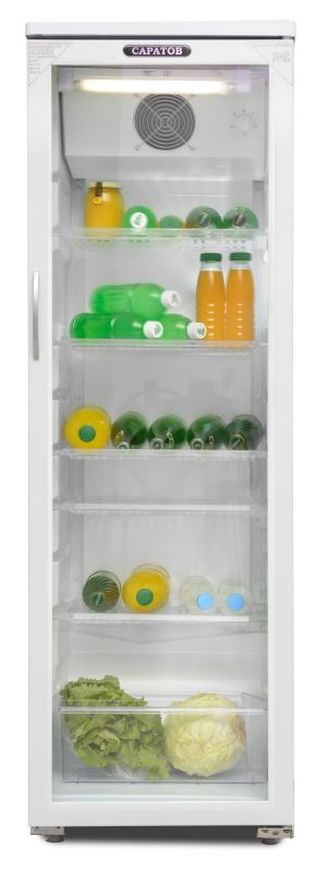 Холодильная витрина Саратов 504 (КШ-225) белый (однокамерный)