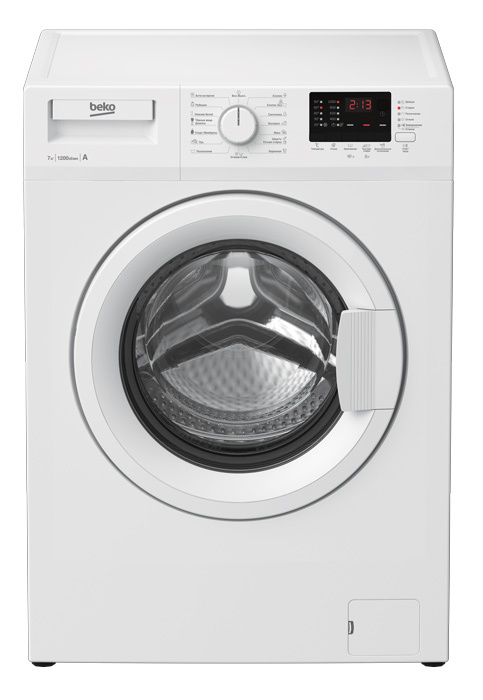 Стиральная машина Beko WRE76P2XWW класс: A-10% загр.фронтальная макс.:7кг белый — фото 2