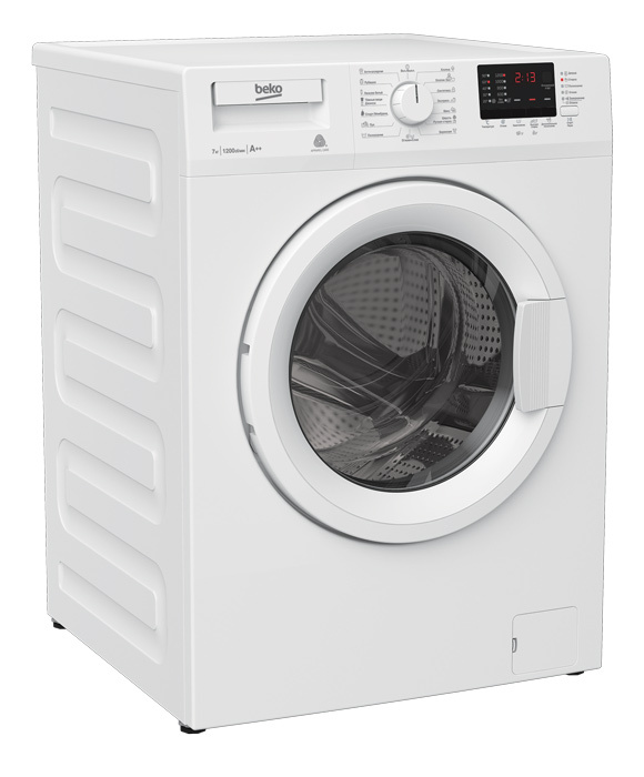 Стиральная машина Beko WRE76P2XWW класс: A-10% загр.фронтальная макс.:7кг белый