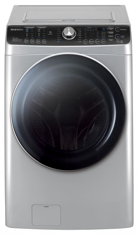 Стиральная машина Daewoo HighWash DWC-PHU12Y1P класс: C загр.фронтальная макс.:15кг (с сушкой) серебристый — фото 2