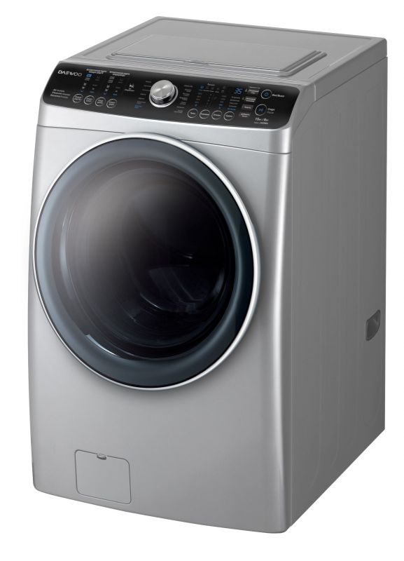 Стиральная машина Daewoo HighWash DWC-PHU12Y1P класс: C загр.фронтальная макс.:15кг (с сушкой) серебристый