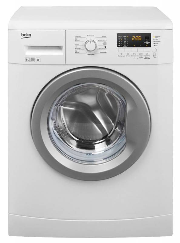 Стиральная машина Beko WKB61031PTYA класс: A+ загр.фронтальная макс.:6кг белый