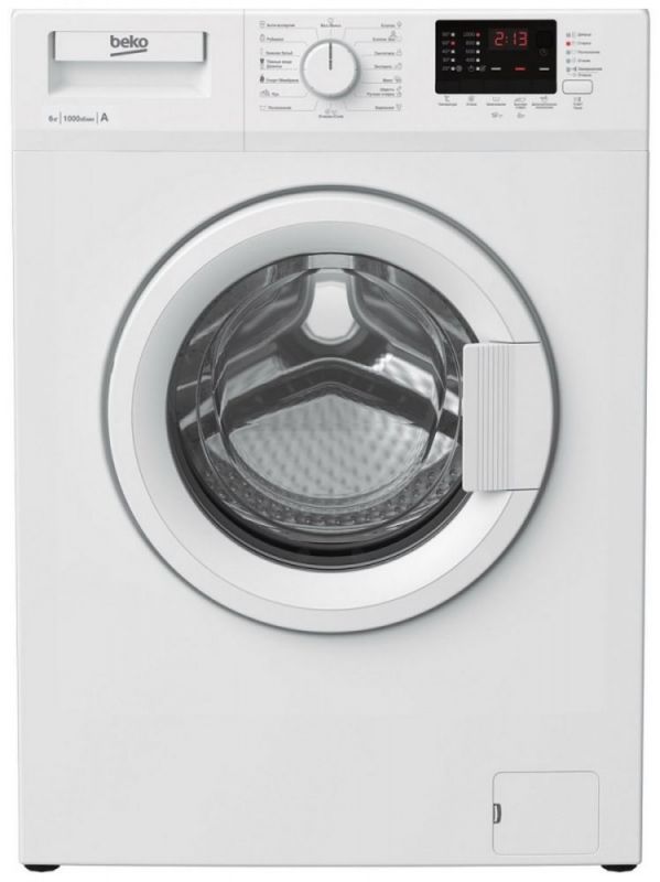 Стиральная машина Beko WRE65P2BWW класс: A загр.фронтальная макс.:6кг белый