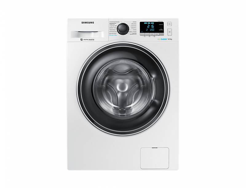 Стиральная машина Samsung WW80K62E07WDLP класс: A загр.фронтальная макс.:8кг белый — фото 6