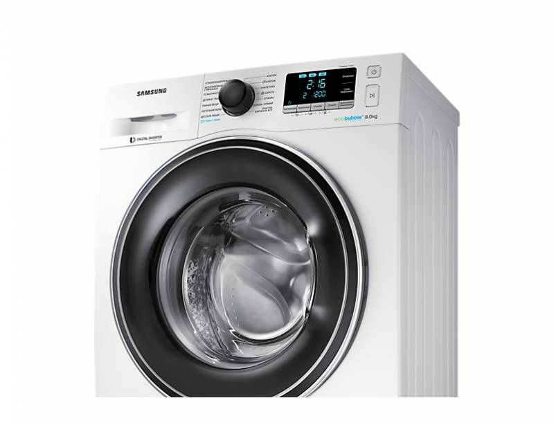 Стиральная машина Samsung WW80K62E07WDLP класс: A загр.фронтальная макс.:8кг белый — фото 3