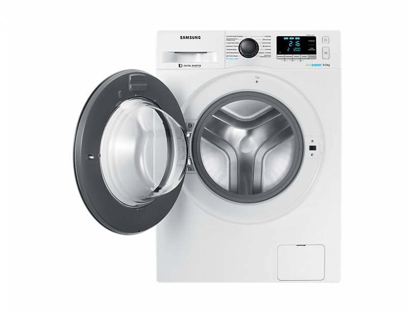Стиральная машина Samsung WW80K62E07WDLP класс: A загр.фронтальная макс.:8кг белый — фото 2