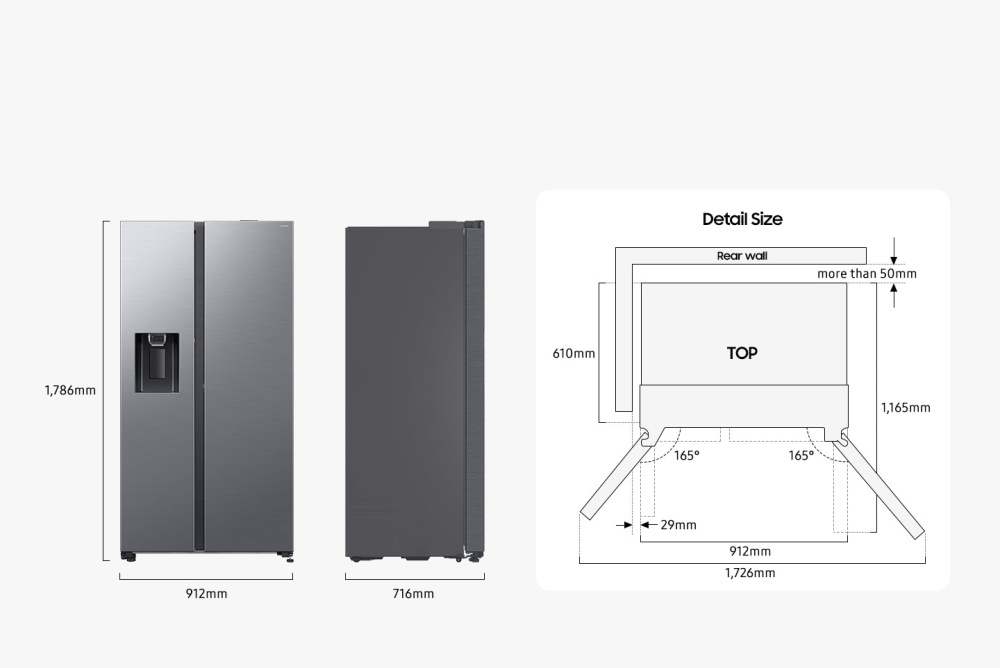 Холодильник Samsung RS80F65M1BWR — фото 9