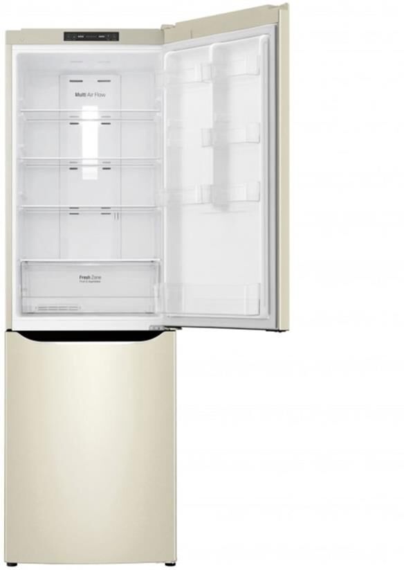 Холодильник LG GA-B419SEJL 302л. бежевый — фото 2