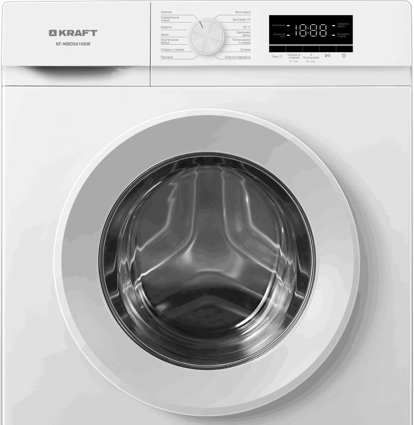 Стиральная машина KRAFT KF-MBDS6108W — фото 3