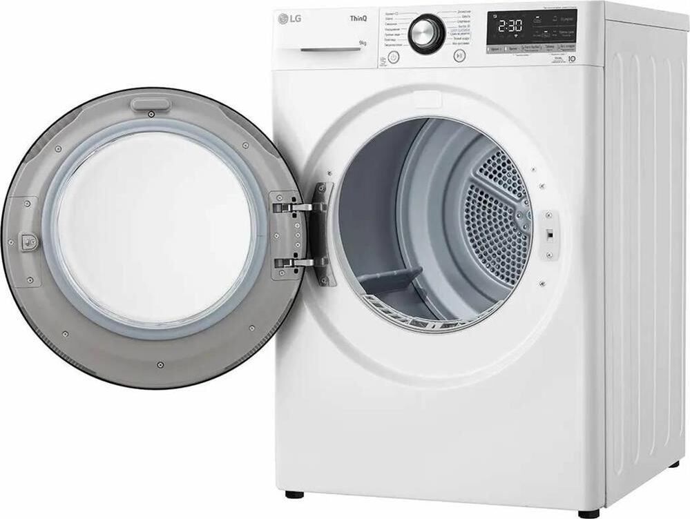 Сушильная машина LG DC90V3V6W белый — фото 6
