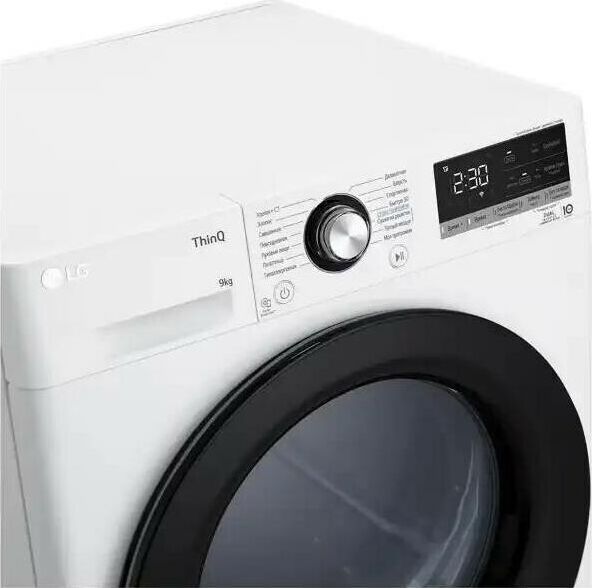 Сушильная машина LG DC90V3V6W белый — фото 3