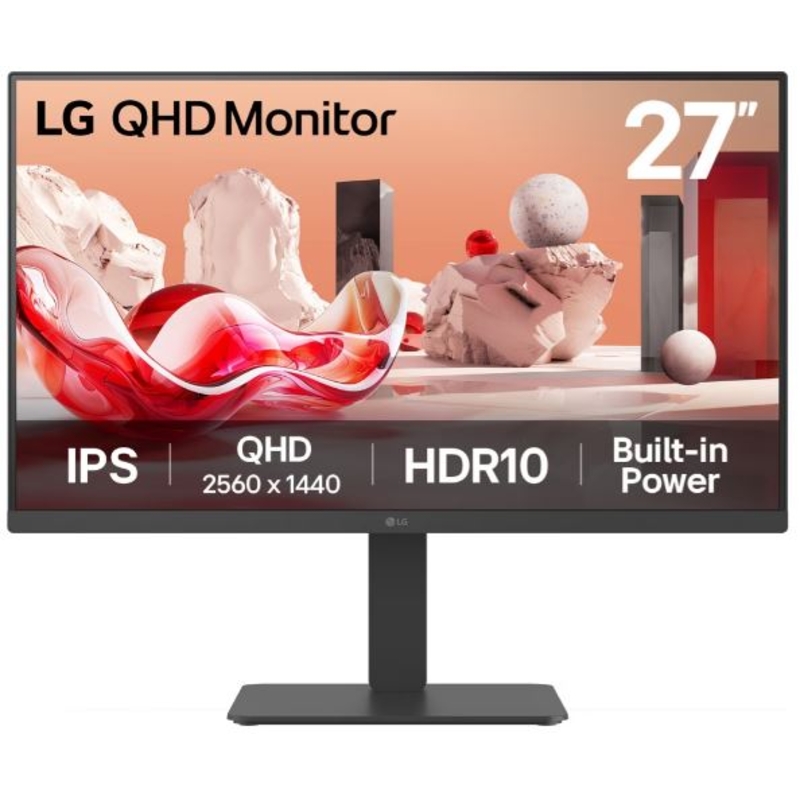 Монитор LG 27BA45QB-B 27" QHD 75 Гц
